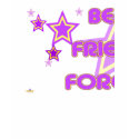 Best Friends Forever Purple Yellow Stars Part 1 t-shirts