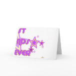 Best Friends Forever Purple Yellow Stars Part 2 Card