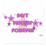 Best Friends Forever Purple Yellow Stars