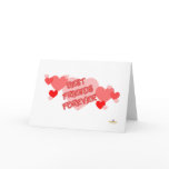 Best Friends Forever Red Hearts
