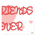 Best Friends Forever Red Lt Hearts Part 2 posters