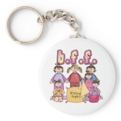 Best Friends Forever - Slumber Party Keychains by girl_stuff
