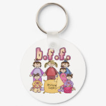 Best Friends Forever - Slumber Party keychains