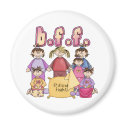 Best Friends Forever - Slumber Party magnets
