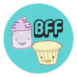 Best Friends Forever Round Sticker
