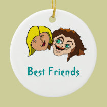Best Friends - Girl Friends ornaments