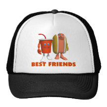 Best Friends Hot Dog & Soda Hat