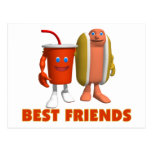 Best Friends Hot Dog & Soda postcards