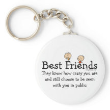 best friends keychain