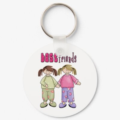 Best Friends    Keychain by girl_stuff