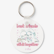 Best Friends Keychain
