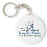Best Friends Knows Key Chain