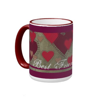 Best Friends Love Initials Mug mug
