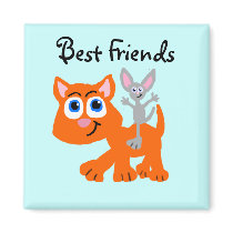 Best Friends Magnet by Rajee1 Best Friends Magnet