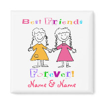Best Friends Refrigerator Magnets