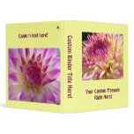 Best Friends Memory book Dahlia Flowers Vinyl Binder