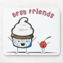 Best Friends Mouse Pad mousepads by CupcakeJoy Best Friends Mouse Pad mousepads