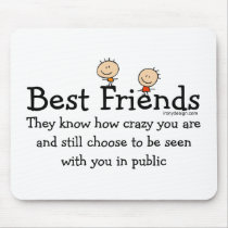 Best Friends Mousepad