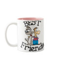 Best Friends Mug by DoggieAvenue Best Friends Mug