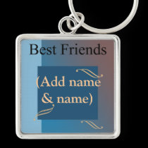Best Friends Personalized Keychain keychains