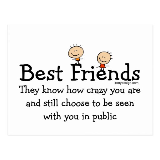 Best Friends Postcard Zazzle