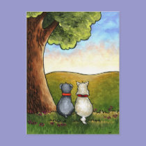 Best-friends postcard