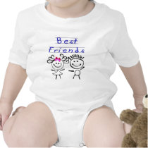 Best friends stick figure tees
