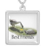 Best Friends - The Turtle & The Goose Pendants