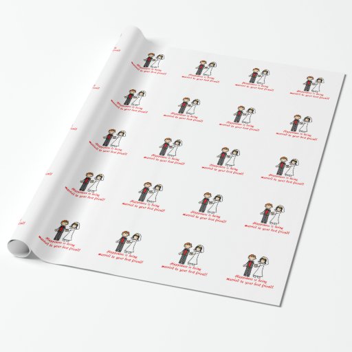 Best Friends Wrapping Paper Zazzle
