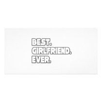 Best Girlfriend Ever Picture Card