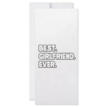 Best Girlfriend Ever rack cards by Girlfriend_Shirts Best Girlfriend Ever rack cards