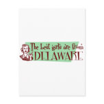 Best Girls are from Delaware Postcards