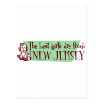 Best Girls are from New Jersey postcards