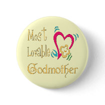 Best Godmother Gifts Pinback Button