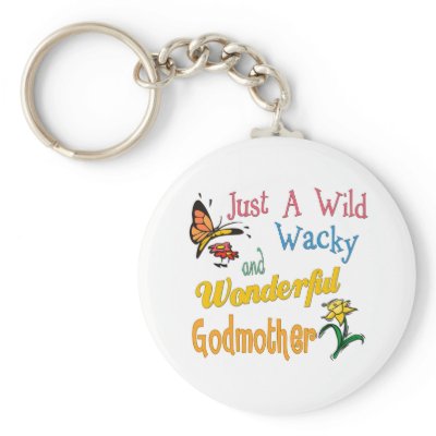 Best Godmother Gifts Keychain by DesignsOutOfMind