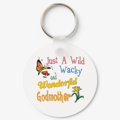 Best Godmother Gifts Keychain by DesignsOutOfMind