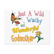 Best Godmother Gifts postcards