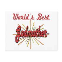 Best Godmother Gifts postcards