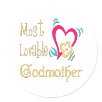 Best Godmother Gifts Stickers