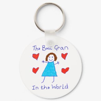 Best Gran In The World keychain