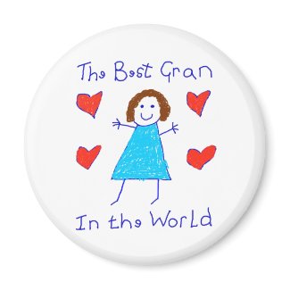 Best Gran In The World magnet