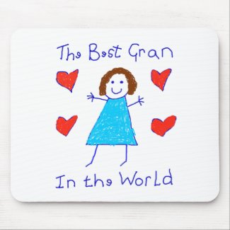 Best Gran In The World mousepad