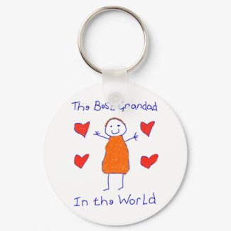 Best Grandad In The World keychain
