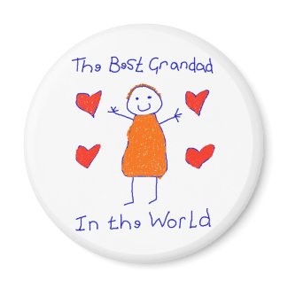 Best Grandad In The World magnet
