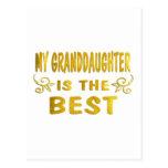 Best Granddaughter Post Card