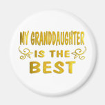 Best Granddaughter Refrigerator Magnet
