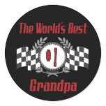 Best Grandfather Ever Round Sticker
