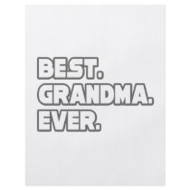 Best Grandma Ever Flyer Design