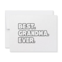 Best Grandma Ever invitations