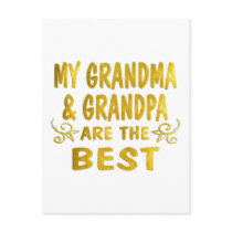 Best Grandma & Grandpa postcards